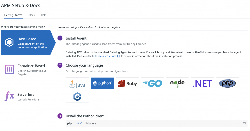 Datadog Application Performance Monitoring APM YippeeCode